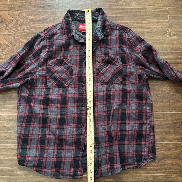 Coleman Red and Gray Flannel Shirt - Picture 4 of 5